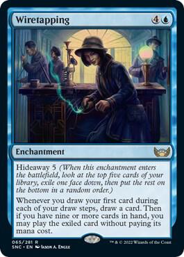 Wiretapping 65 card from Streets of New Capenna