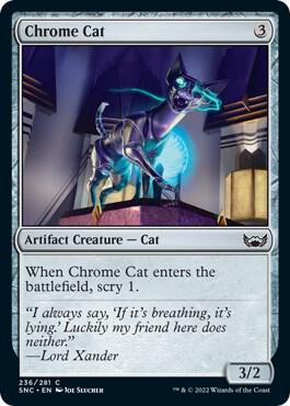 Chrome Cat 236 card from Streets of New Capenna