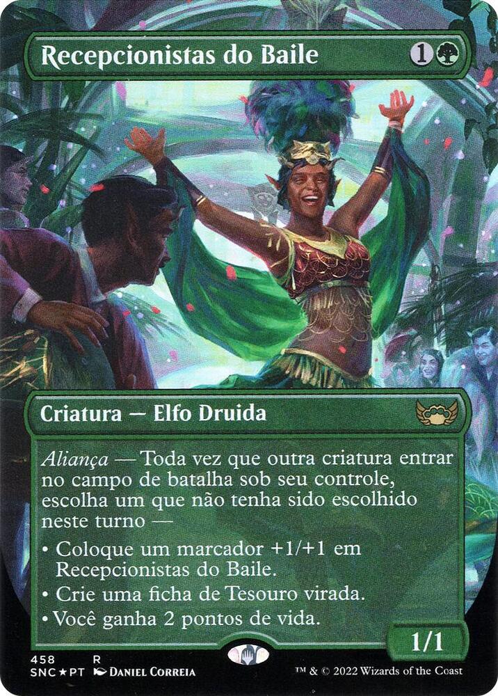 Gala Greeters (Portuguese) 458 card from Unique and Miscellaneous Promos