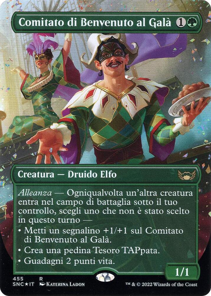 Gala Greeters (Italian) 455 card from Unique and Miscellaneous Promos