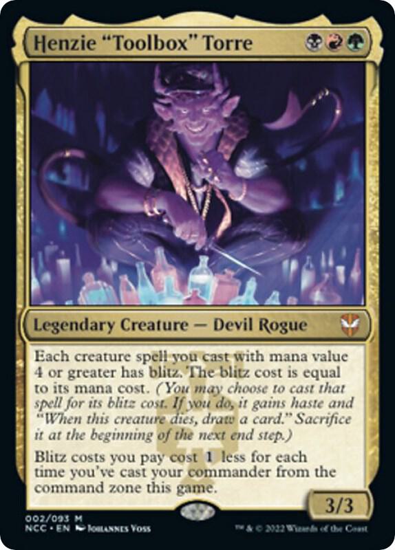Henzie "Toolbox" Torre 2 card from Commander: Streets of New Capenna