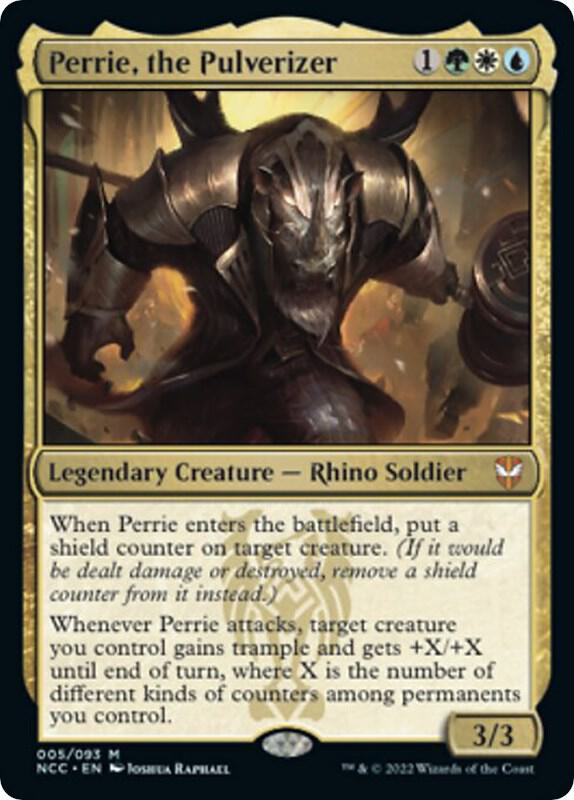 Perrie, the Pulverizer 5 card from Commander: Streets of New Capenna