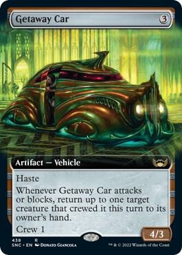 Getaway Car (Extended Art) 438 card from Streets of New Capenna