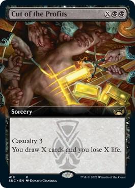 Cut of the Profits (Extended Art) 419 card from Streets of New Capenna
