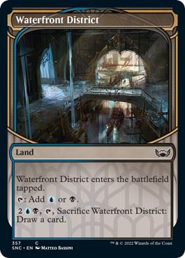 Waterfront District (Showcase) 357 card from Streets of New Capenna