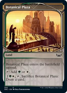 Botanical Plaza (Showcase) 350 card from Streets of New Capenna