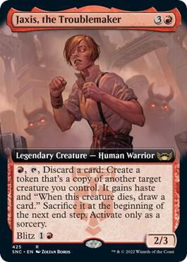 Jaxis, the Troublemaker (Extended Art) 425 card from Streets of New Capenna
