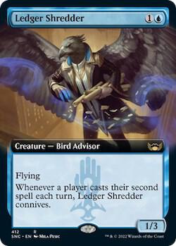 Ledger Shredder (Extended Art) 412 card from Streets of New Capenna