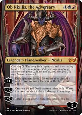 Ob Nixilis, the Adversary (Borderless) 284 card from Streets of New Capenna