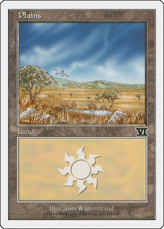 Plains 331 card from Classic Sixth Edition