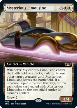 Mysterious Limousine (Extended Art) 408 card from Streets of New Capenna