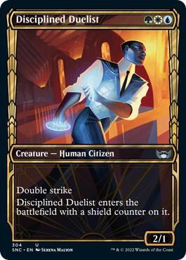 Disciplined Duelist (Showcase) 304 card from Streets of New Capenna