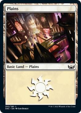 Plains 262 card from Streets of New Capenna