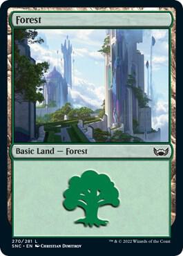 Forest 270 card from Streets of New Capenna
