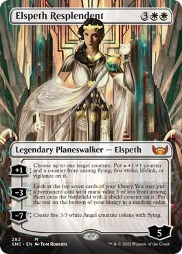 Elspeth Resplendent (Borderless) 282 card from Streets of New Capenna