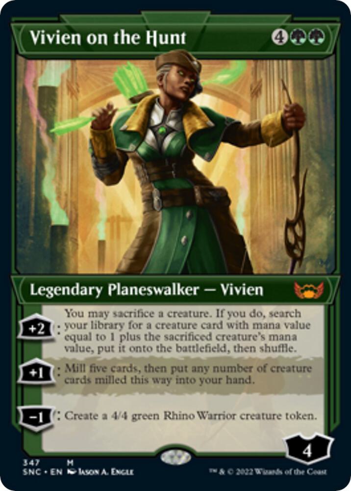 Vivien on the Hunt (Showcase) 347 card from Streets of New Capenna