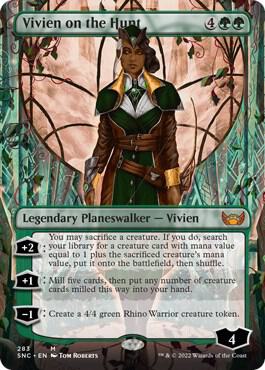 Vivien on the Hunt (Borderless) 283 card from Streets of New Capenna