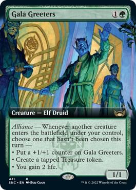 Gala Greeters (Extended Art) 431 card from Streets of New Capenna