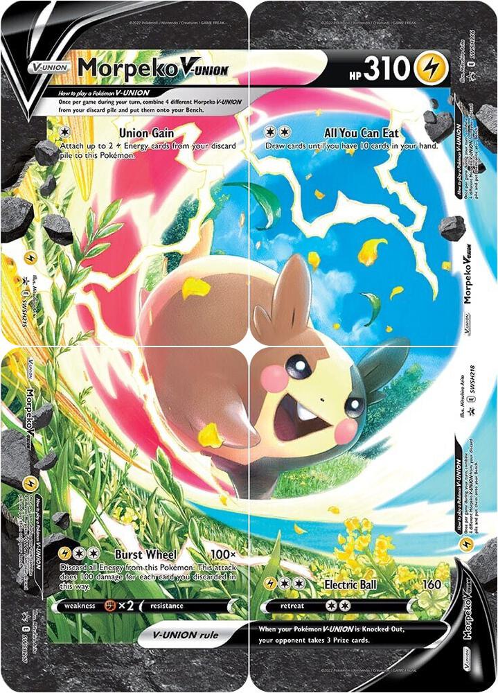 Morpeko V-Union [Set of 4] SWSH218 card from SWSH: Sword & Shield Promo Cards