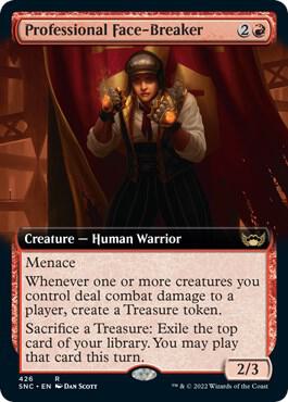 Professional Face-Breaker (Extended Art) 426 card from Streets of New Capenna