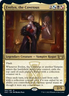 Evelyn, the Covetous 184 card from Streets of New Capenna