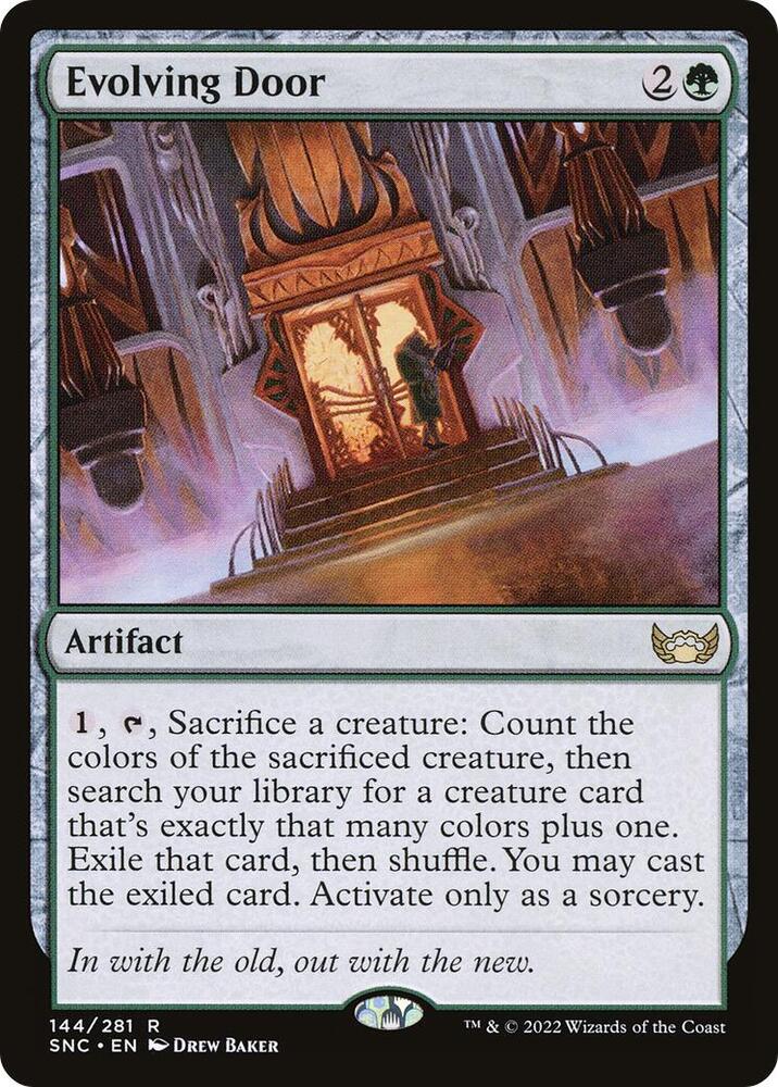 Evolving Door 144 card from Streets of New Capenna