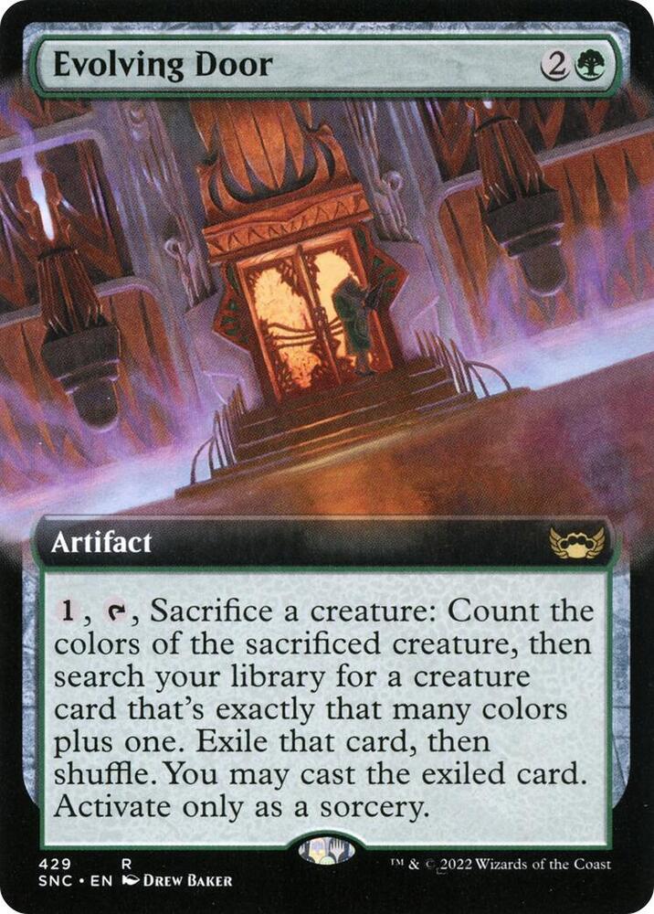 Evolving Door (Extended Art) 429 card from Streets of New Capenna