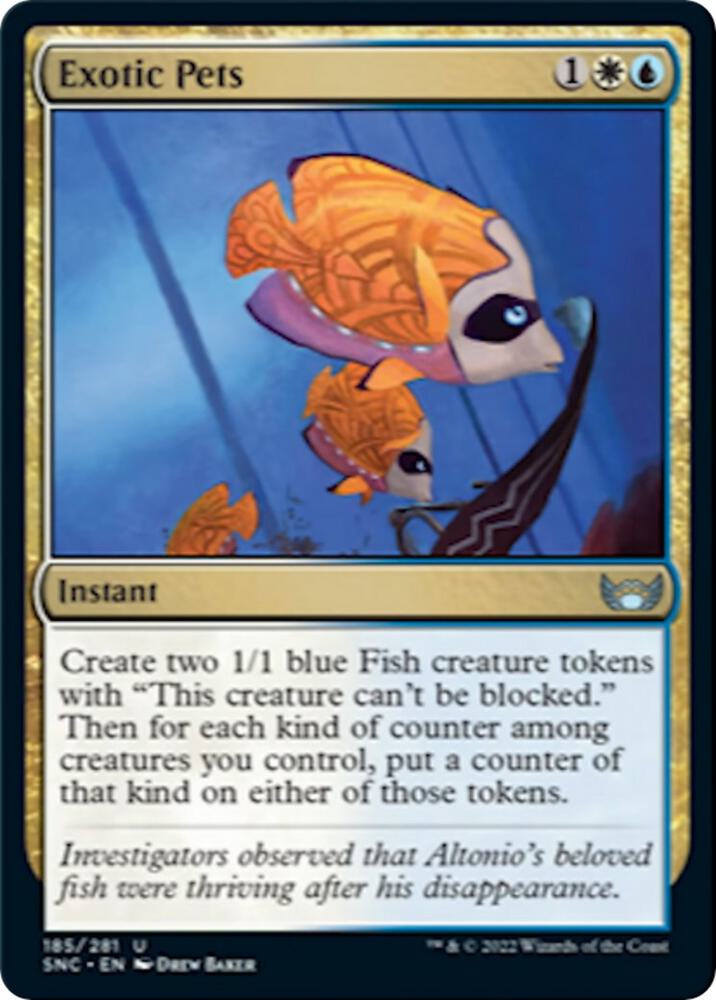 Exotic Pets 185 card from Streets of New Capenna