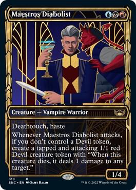 Maestros Diabolist (Showcase) 318 card from Streets of New Capenna