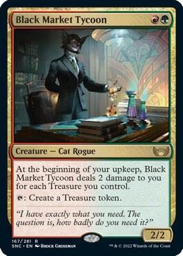 Black Market Tycoon 167 card from Streets of New Capenna