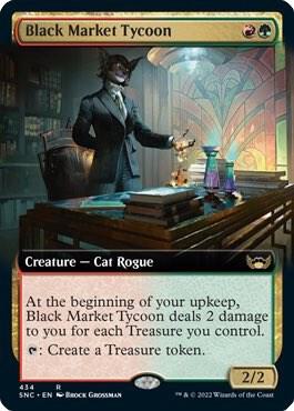 Black Market Tycoon (Extended Art) 434 card from Streets of New Capenna