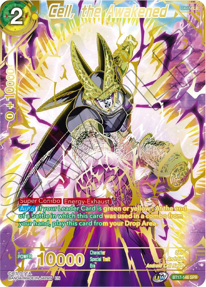 Cell, the Awakened (SPR) BT17-146 card from Ultimate Squad