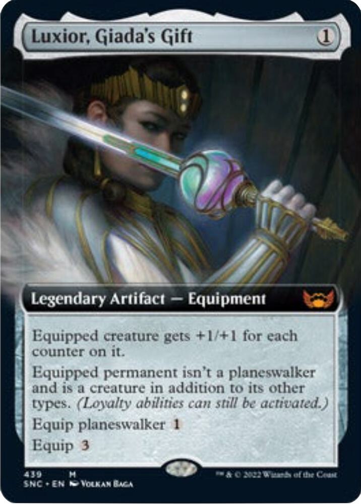 Luxior, Giada's Gift (Extended Art) 439 card from Streets of New Capenna