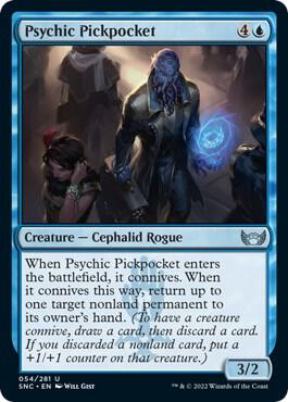 Psychic Pickpocket 54 card from Streets of New Capenna