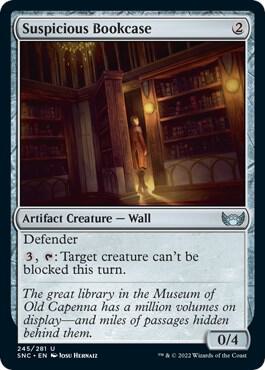 Suspicious Bookcase 245 card from Streets of New Capenna