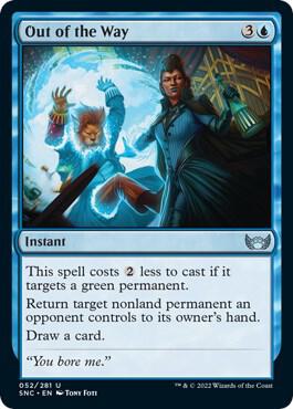 Out of the Way 52 card from Streets of New Capenna