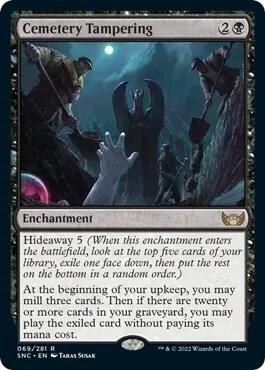 Cemetery Tampering 69 card from Streets of New Capenna