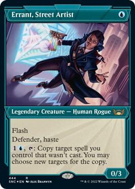 Errant, Street Artist (Showcase) (Foil Etched) 444 card from Streets of New Capenna