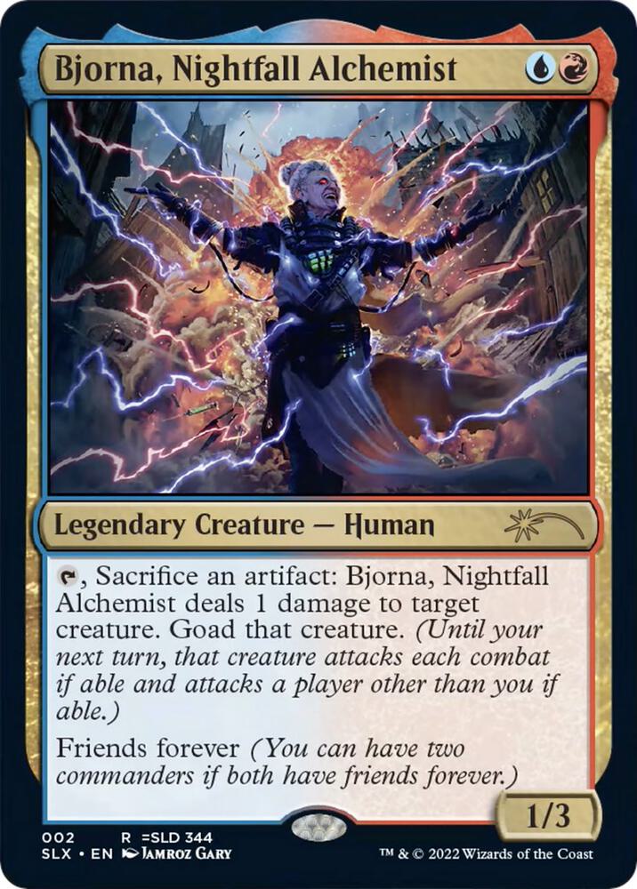 Bjorna, Nightfall Alchemist 2 card from SLX Cards