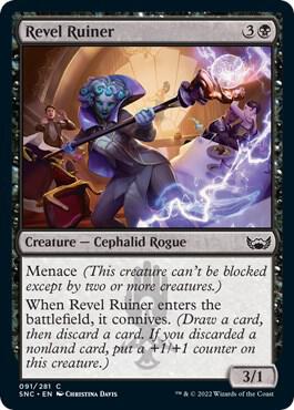 Revel Ruiner 91 card from Streets of New Capenna