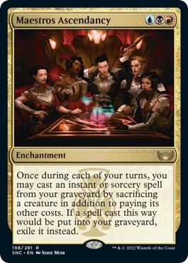 Maestros Ascendancy 198 card from Streets of New Capenna