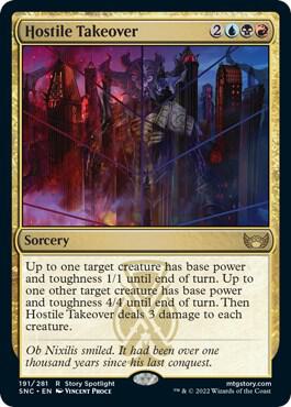 Hostile Takeover 191 card from Streets of New Capenna