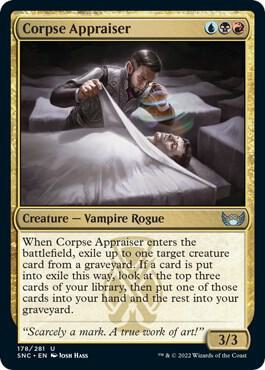 Corpse Appraiser 178 card from Streets of New Capenna