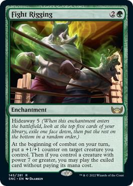 Fight Rigging 145 card from Streets of New Capenna