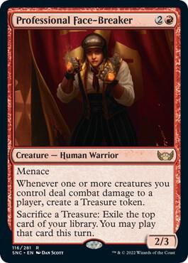 Professional Face-Breaker 116 card from Streets of New Capenna