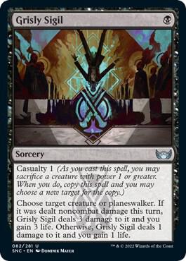 Grisly Sigil 82 card from Streets of New Capenna