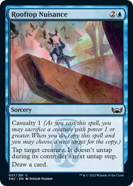 Rooftop Nuisance 57 card from Streets of New Capenna