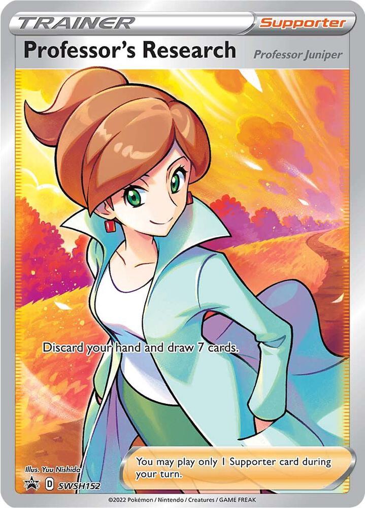 Professor's Research SWSH152 card from SWSH: Sword & Shield Promo Cards
