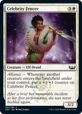 Celebrity Fencer 7 card from Streets of New Capenna