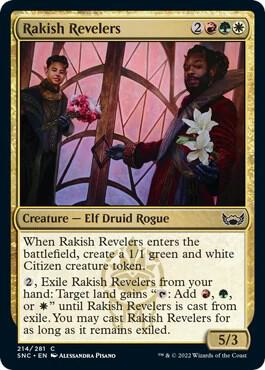 Rakish Revelers 214 card from Streets of New Capenna
